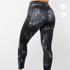 BuffBunny Limitless Black Marble Leggings